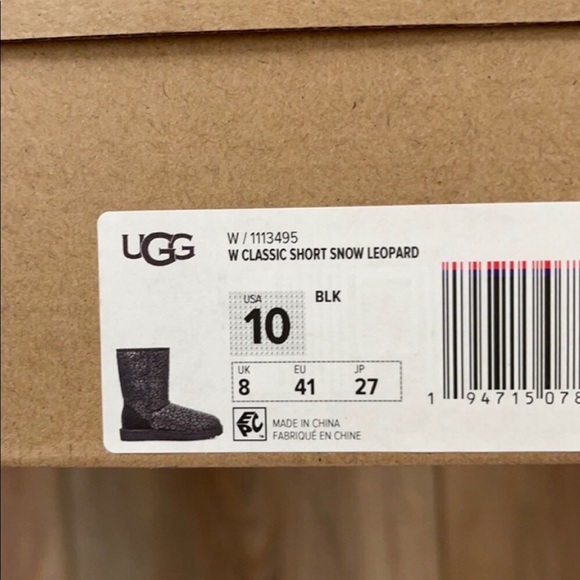 🌴🔆UGG- CLASSIC SHORT SNOW LEOPARD BOOTS🔆🌴 - Picture 13 of 13